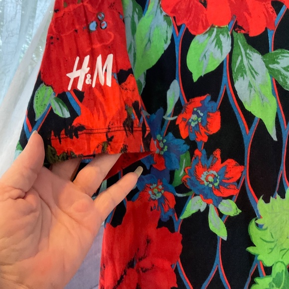 KENZO H&M Men’s Unisex Floral Shirt - Size M - Picture 2 of 6
